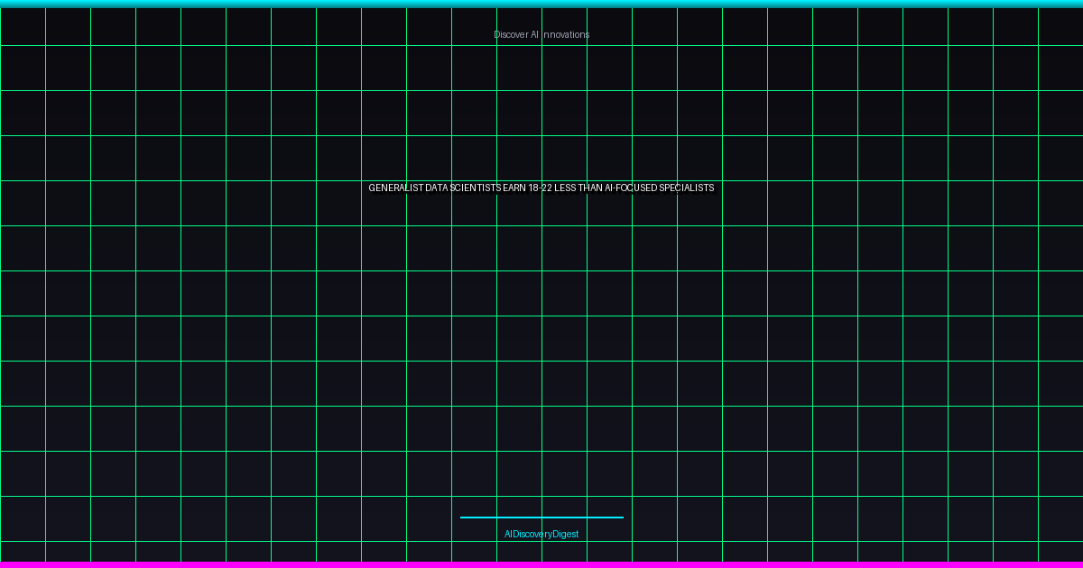 Generalist Data Scientists Earn 18-22% Less Than AI-Focused Specialists