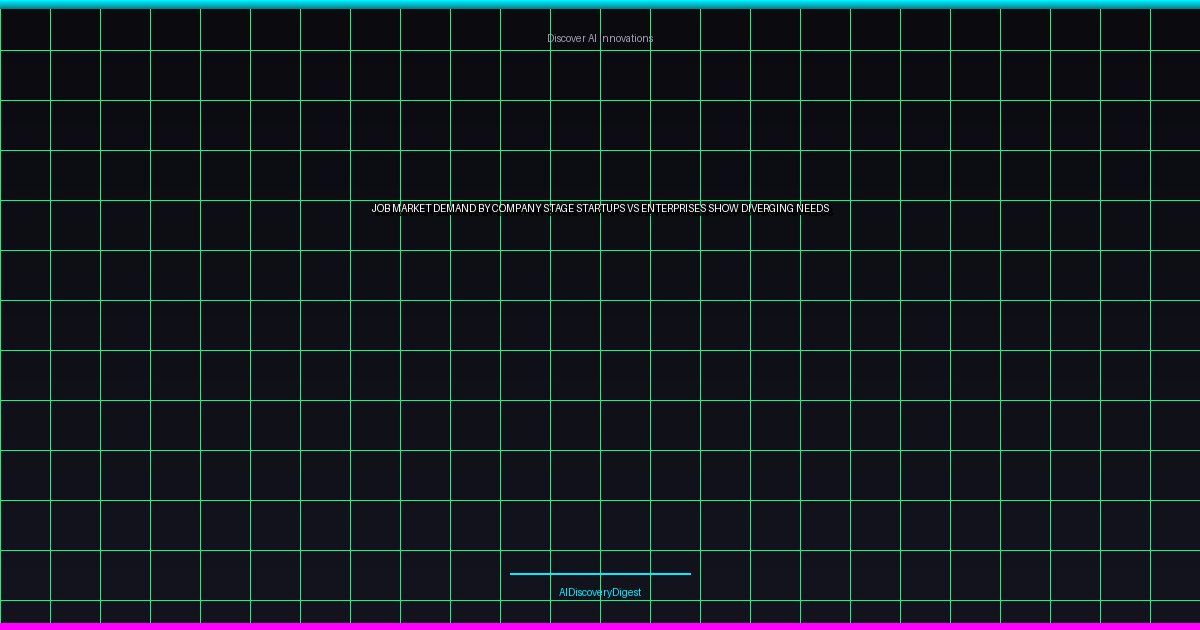 Job Market Demand by Company Stage: Startups vs. Enterprises Show Diverging Needs