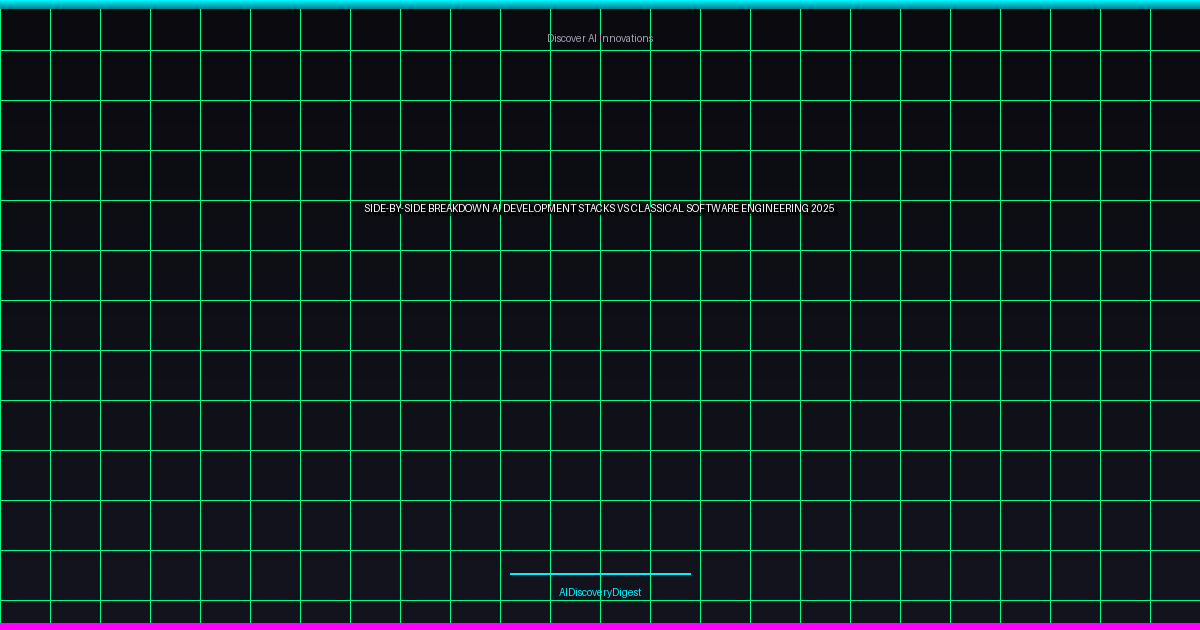 Side-by-Side Breakdown: AI Development Stacks vs. Classical Software Engineering (2025)
