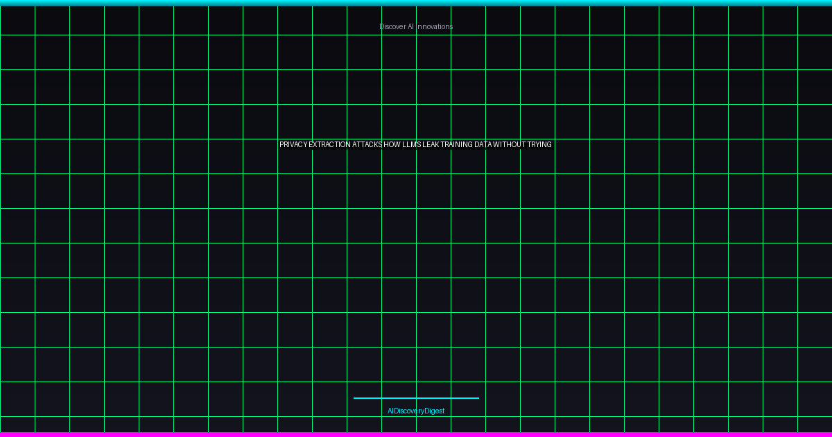 Privacy Extraction Attacks: How LLMs Leak Training Data Without Trying