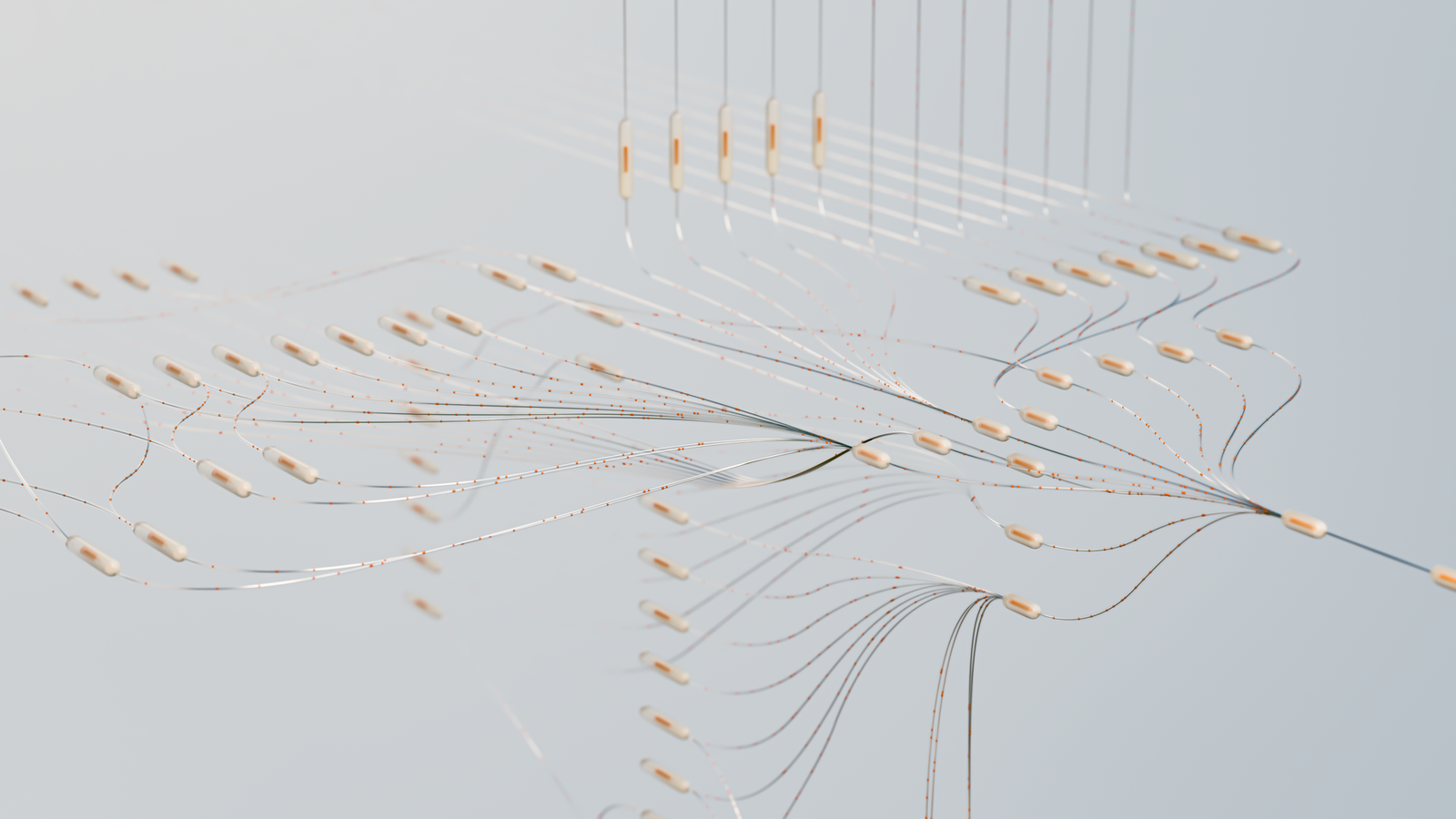 A modern digital illustration representing linear regression ai algorithm that still powers production.