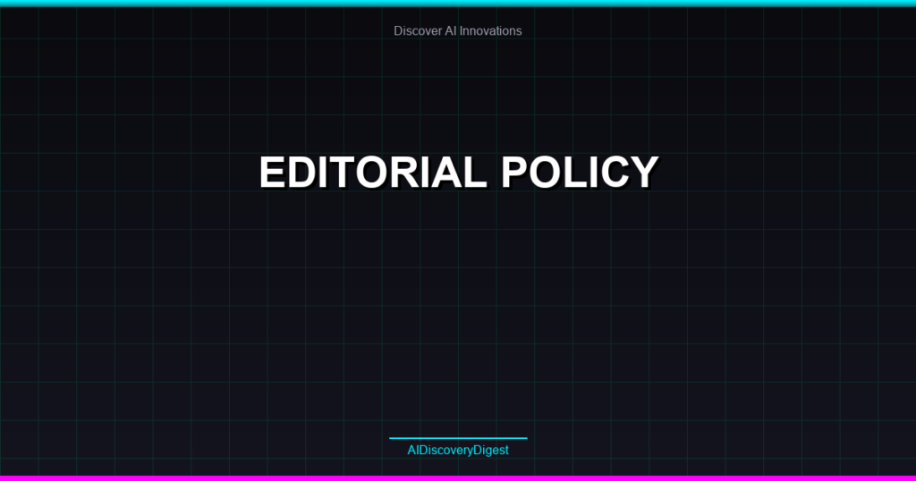 Editorial Policy