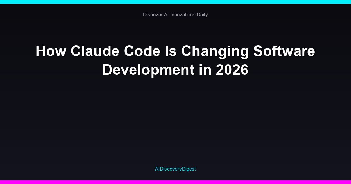 How Claude Code Is Changing Software Development in 2026